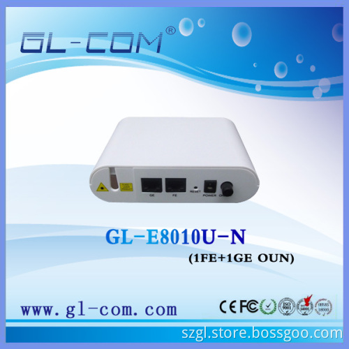 1.25G FTTH CPE ONU with 1*100Mbps+1*1000Mbps Ethernet port